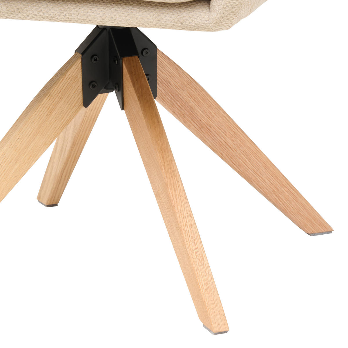 ARMLEHNSTUHL in Holz, Metall, Textil Beige  - Beige/Naturfarben, KONVENTIONELL, Holz/Textil (59/89/65cm) - Livetastic