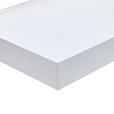 WANDBOARD Holzwerkstoff Weiß  - Weiß, Basics, Holzwerkstoff (110/5/25cm) - Xora