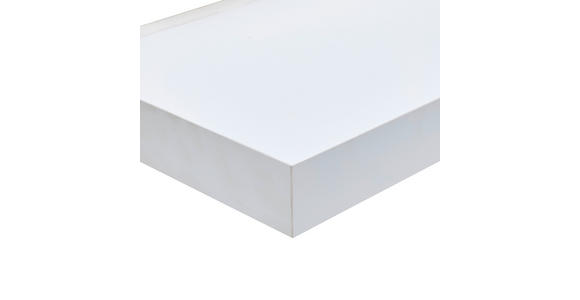 WANDBOARD Holzwerkstoff Weiß  - Weiß, Basics, Holzwerkstoff (110/5/25cm) - Xora