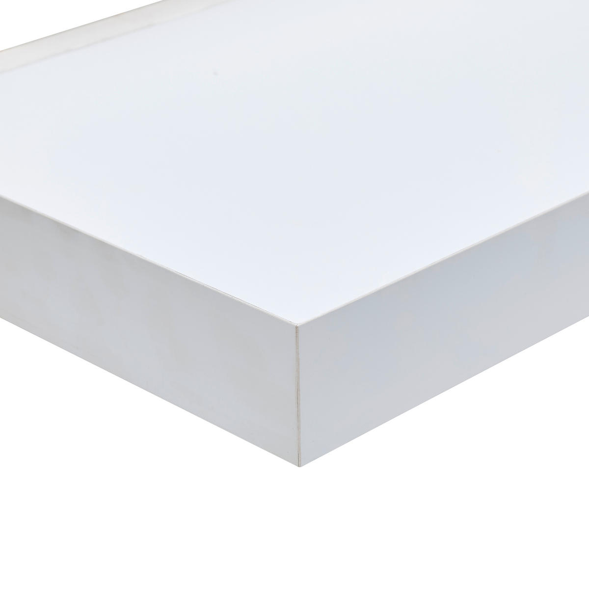 POLICA ZIDNA bijela  drvni materijal  - bijela, Basics, drvni materijal (110/5/25cm) - Xora