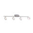 LED-DECKENLEUCHTE - Nickelfarben, Design, Metall (87,5/20/20cm) - Novel