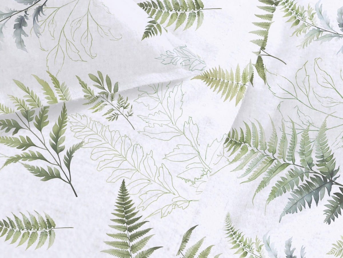 BETTWÄSCHE Zeno Flanell 155/220 cm  - Weiß, Basics, Textil (155/220cm)