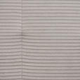 ECKSOFA in Velours, Cord Hellgrau  243/155 cm  - Hellgrau/Schwarz, Design, Kunststoff/Textil (243/155cm) - Xora