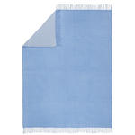 DECKE 150/200 cm  - Blau/Weiß, KONVENTIONELL, Textil (150/200cm) - Novel