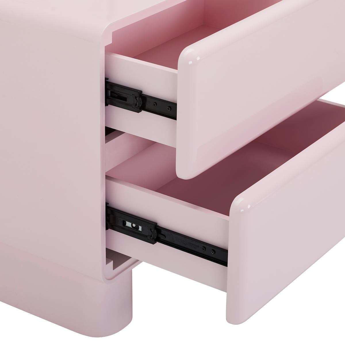 NACHTSCHRANK 56,5/56,5/42,5 cm  - Rosa, Design, Holzwerkstoff (56,5/56,5/42,5cm) - Novel