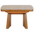 COUCHTISCH Eiche furniert Eichefarben - Eichefarben, KONVENTIONELL, Metall (90(130,5)/65/56-75cm) - Venda
