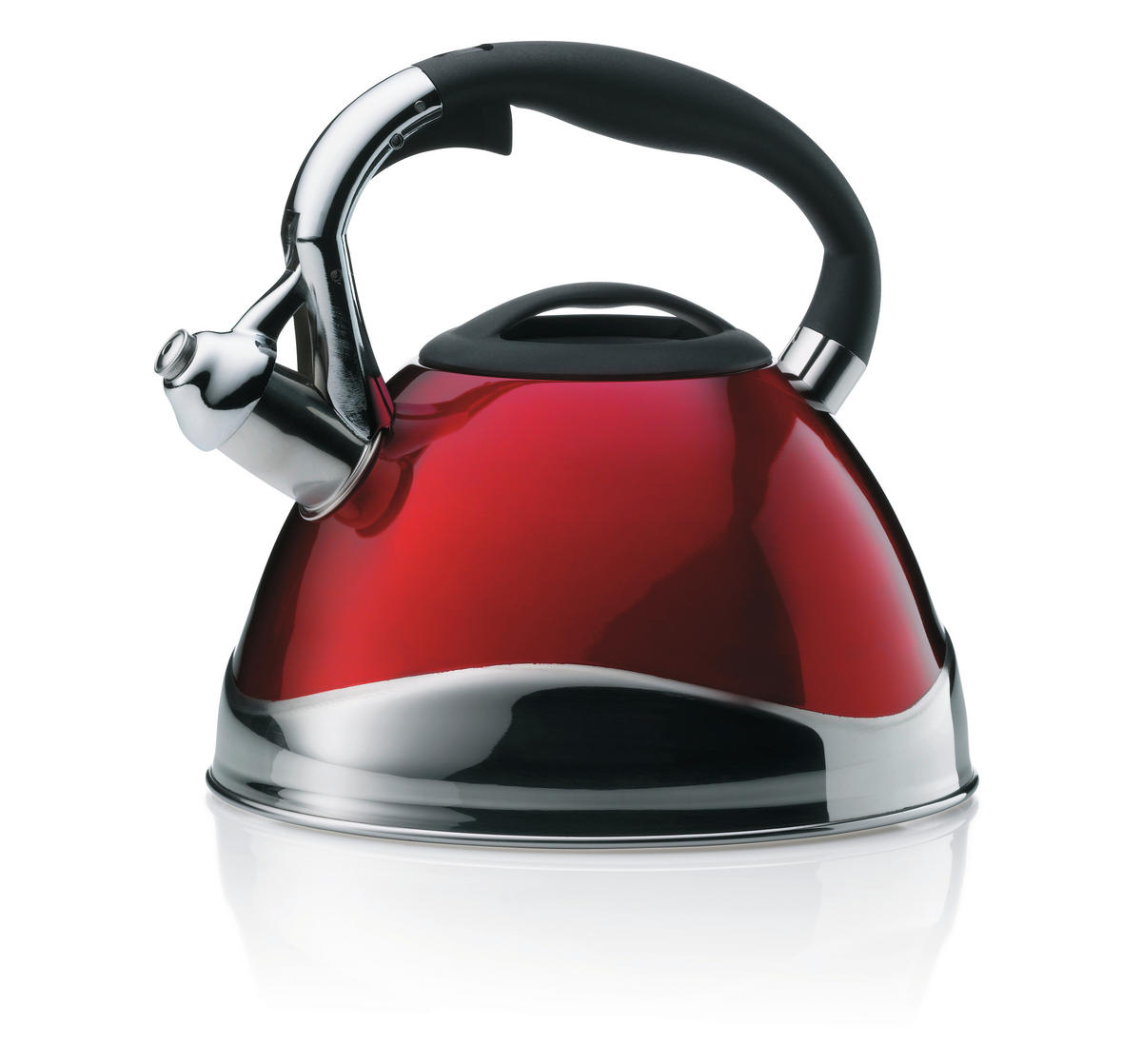 WASSERKESSEL - Rot, KONVENTIONELL, Metall (22/21.5cm) - Kela