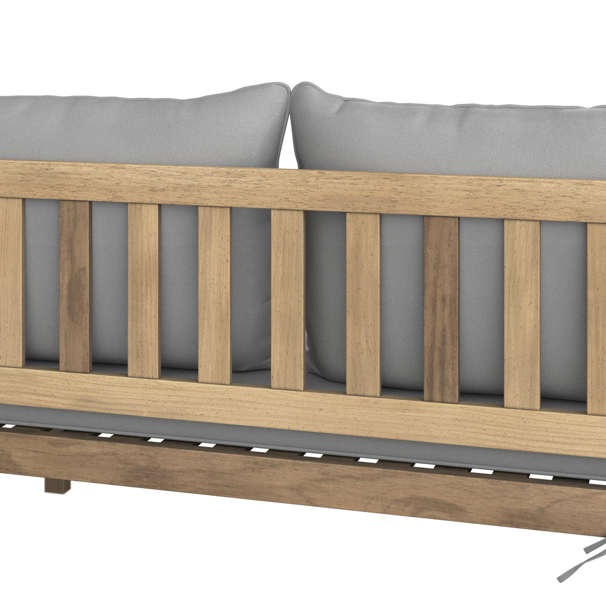 LOUNGEGARNITUR   Akazie vollmassiv  - Anthrazit/Teakfarben, MODERN, Holz/Kunststoff - Ambia Garden