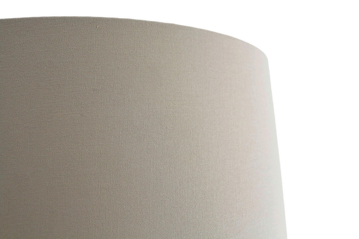 STEHLEUCHTE  30/175/30 cm   - Schwarz/Naturfarben, Design, Holz/Textil (30/175/30cm) - P & B