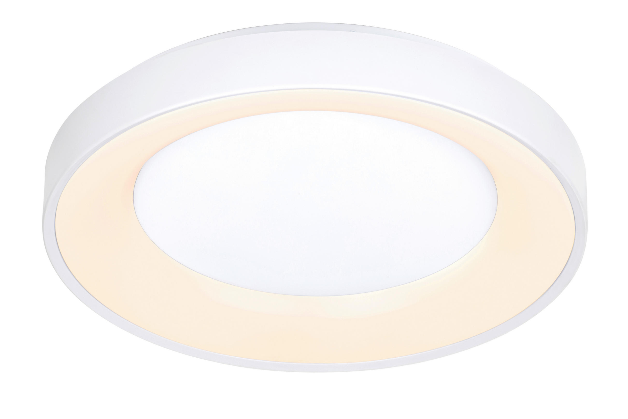 LED PLAFONJERA  - bela, Osnovno, metal/plastika (50/8,5cm) - Novel