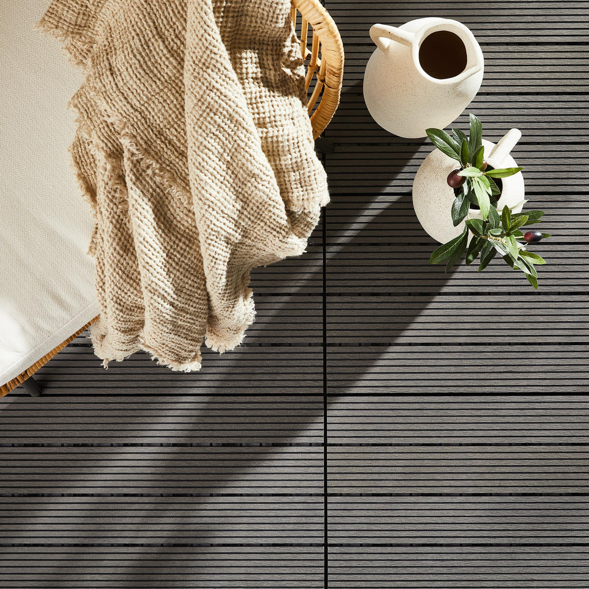 Terrassenfliese 6er Set  - Basics (60/30/2,4cm) - Ambia Garden