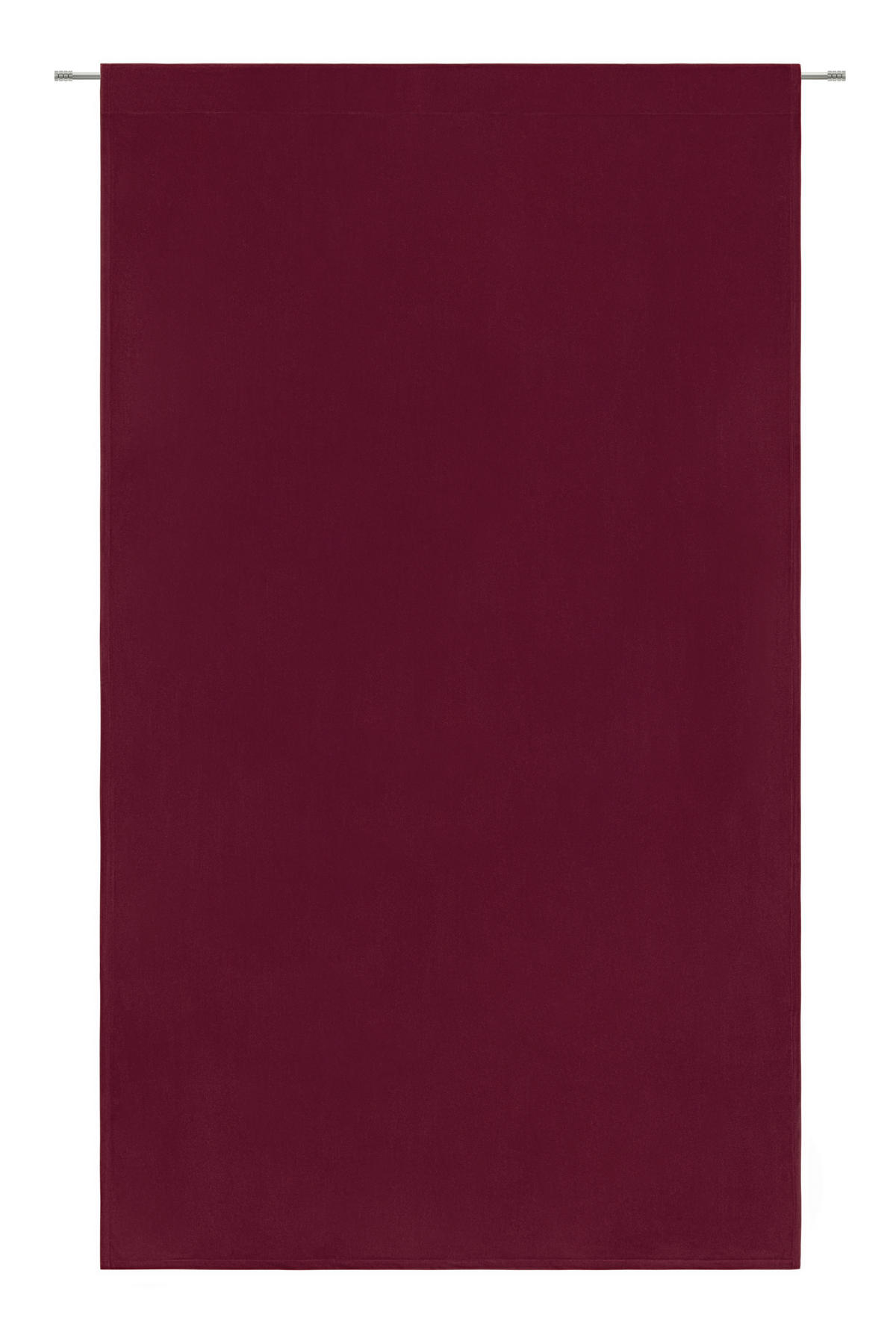 FERTIGVORHANG  - Dunkelrot, Basics, Textil (140/245cm) - Esposa
