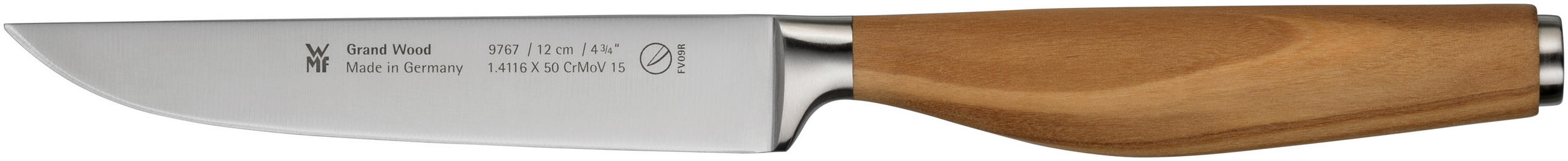 ALLZWECKMESSER WMF Grand Wood  - Edelstahlfarben, Design, Holz/Metall - WMF
