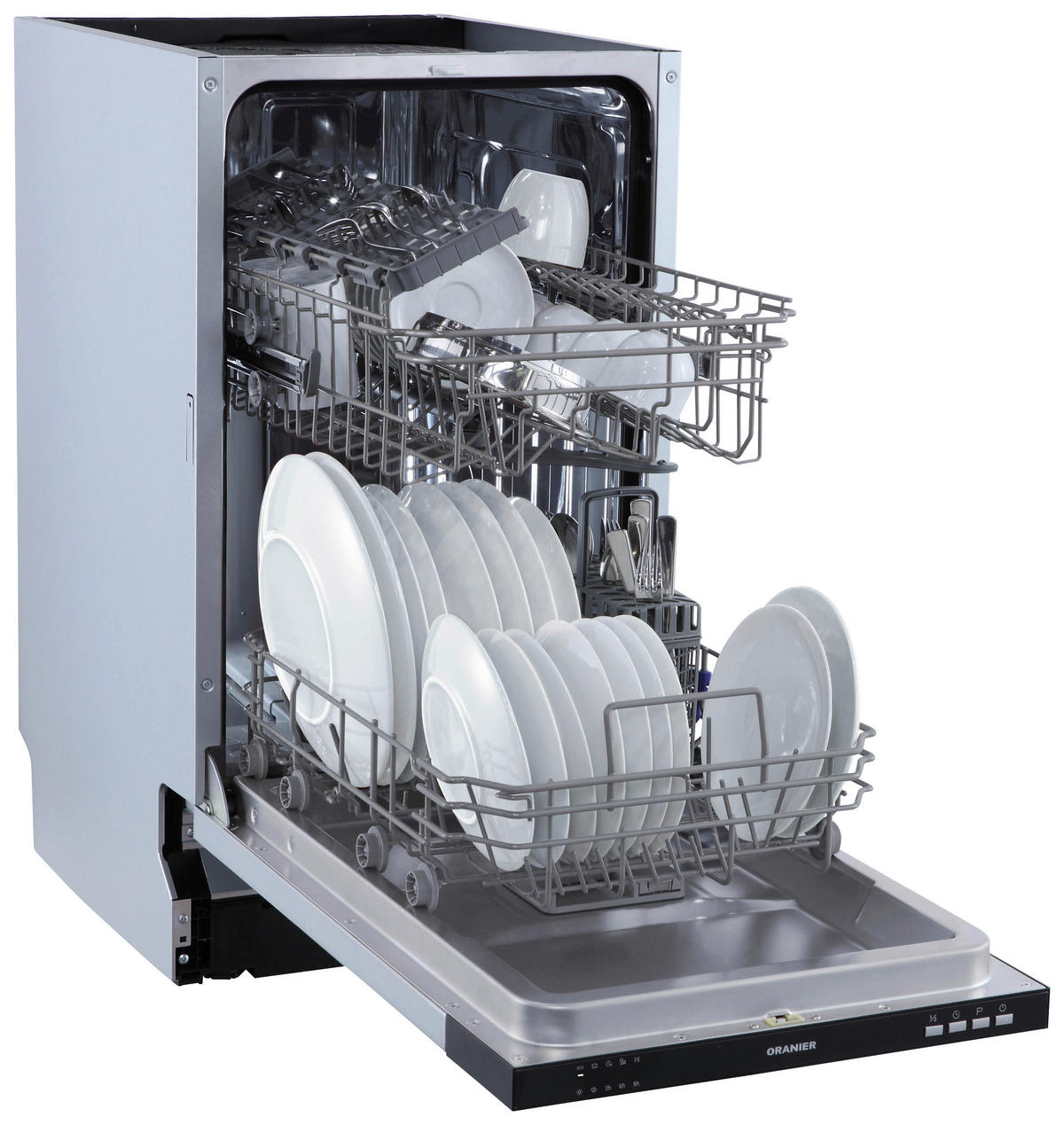 GESCHIRRSPÜLER GSV345  - Edelstahlfarben, Natur, Metall (44,8/81,5-86,5/55,0cm) - Oranier