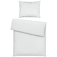 BETTWÄSCHESET Satin 200/210 cm  65 cm/100 cm  - Weiss, Basics, Textil (200/210cm) - Novel