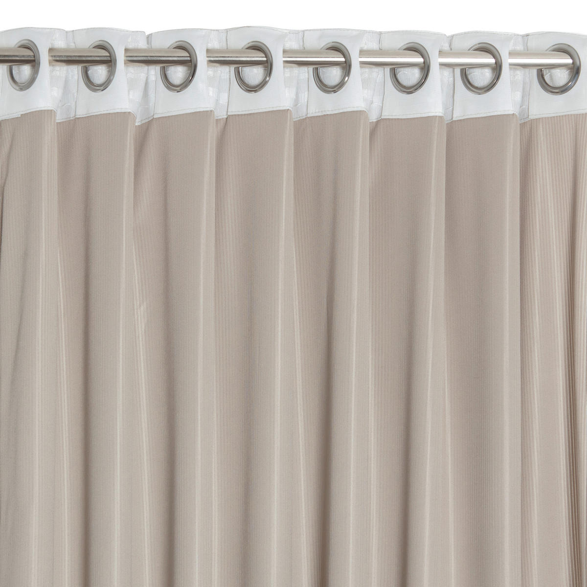FERTIGVORHANG blickdicht  - Beige, Basics, Textil (140/240cm)
