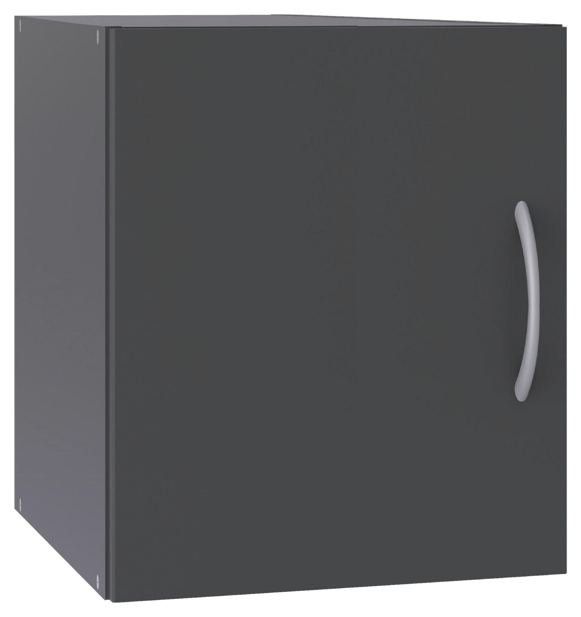 AUFSATZSCHRANK 40/40/40 cm  in  - Alufarben/Graphitfarben, KONVENTIONELL, Holzwerkstoff/Kunststoff (40/40/40cm) - Xora