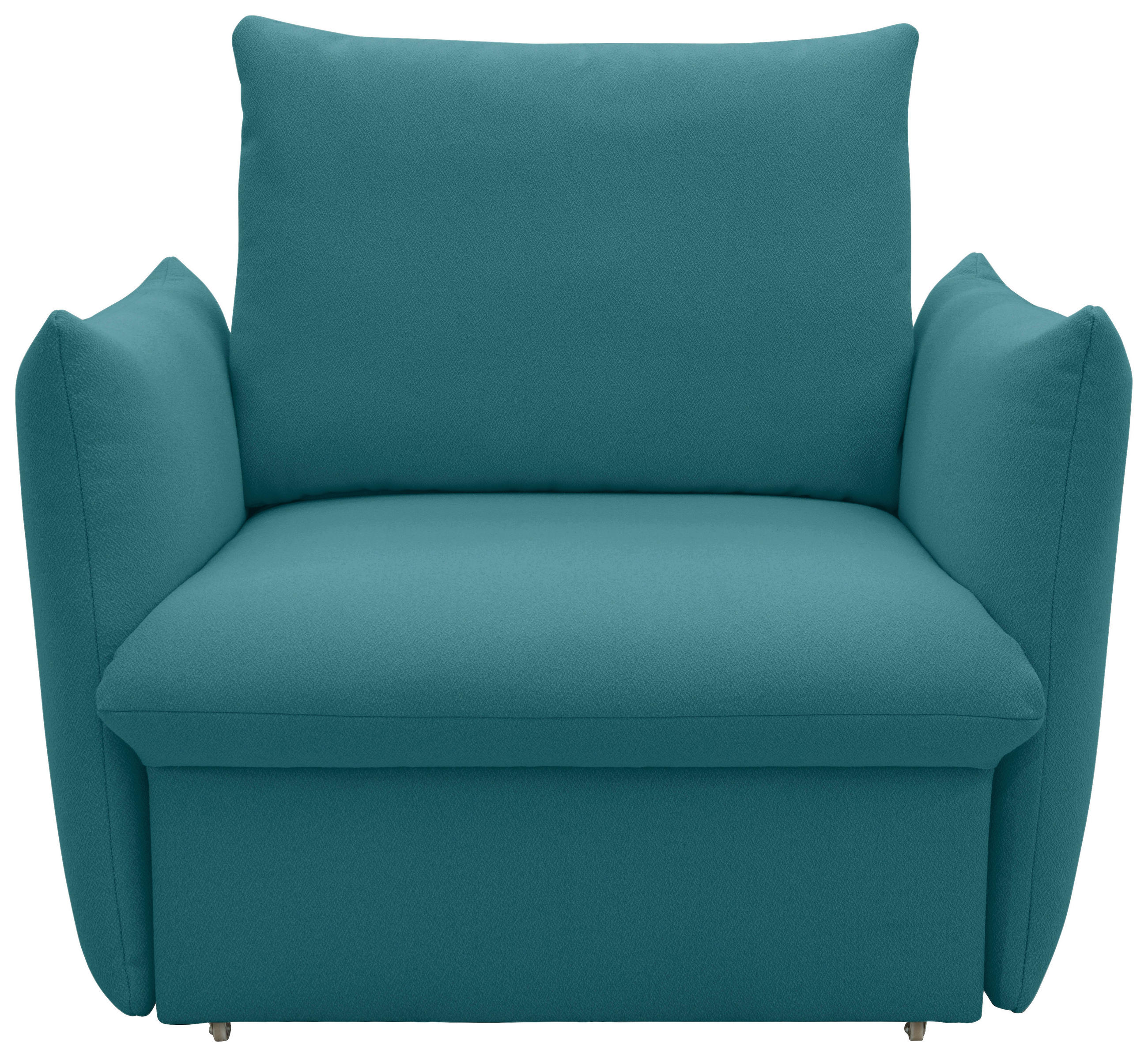 SESSEL Mikrofaser Petrol    - Petrol/Schwarz, Design, Kunststoff/Textil (120/100/97cm) - LOOKS by W.Joop