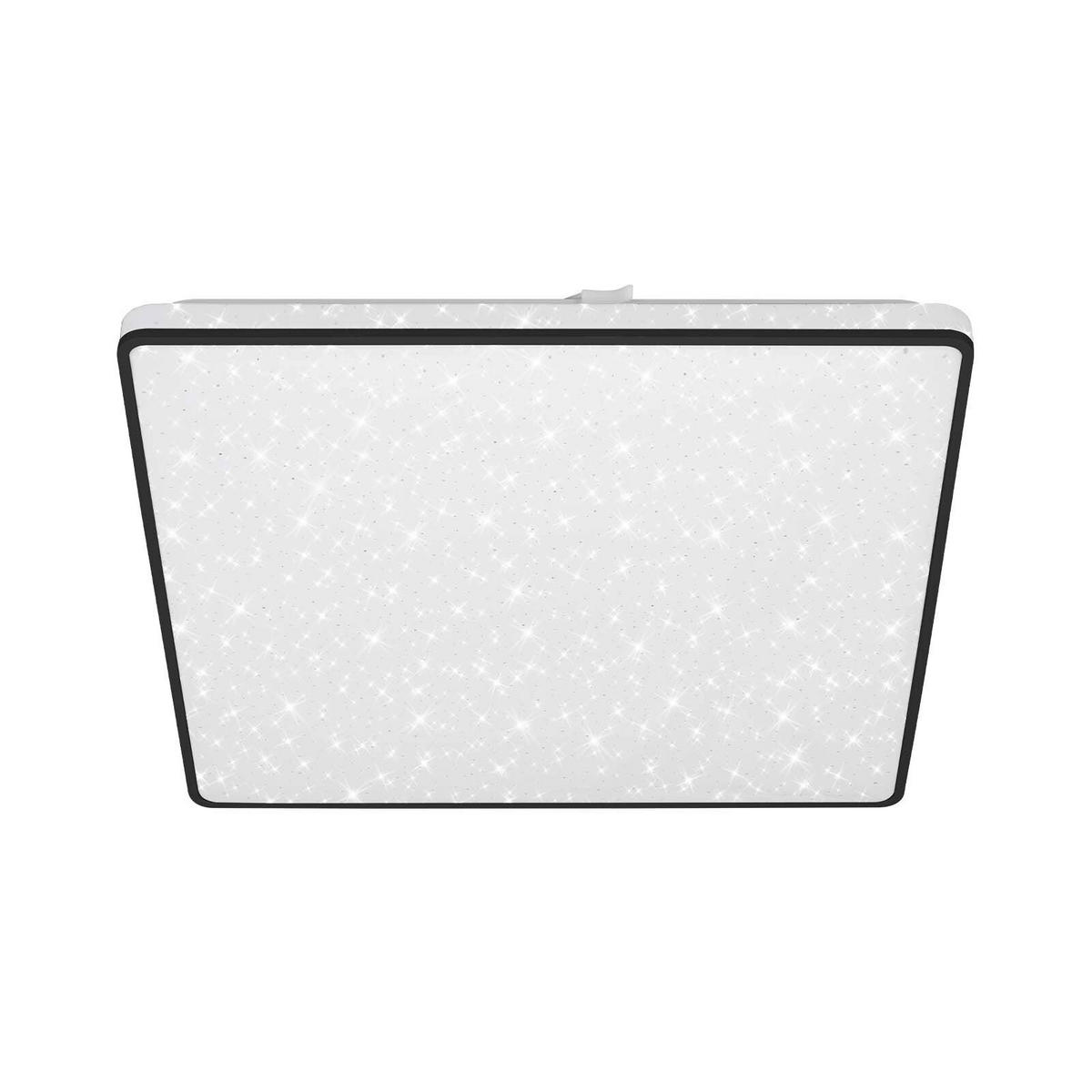 LED SVJETILJKA STROPNA  - crna, Basics, metal/plastika (37/37/5cm)