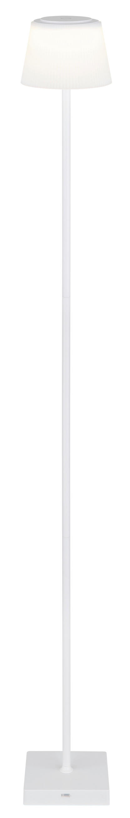 AKKU-STEHLEUCHTE - Weiss, Design, Kunststoff/Metall (14/14/120cm) - Globo
