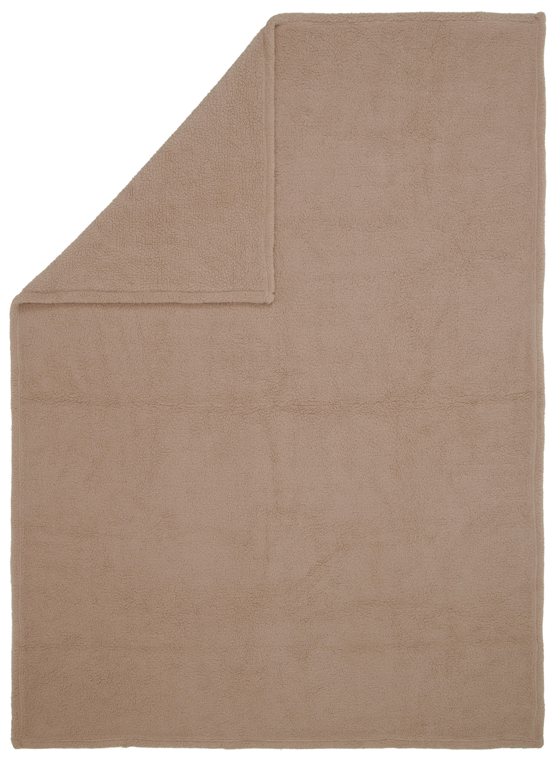 DECKE 150/200 cm  - Hellbraun, Basics, Textil (150/200cm) - Novel