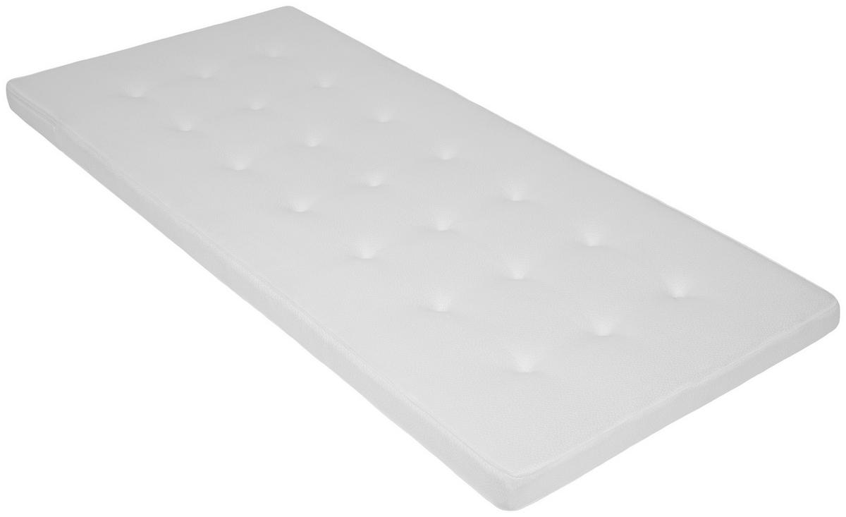 TOPPER 180/200 cm Höhe ca. 8 cm  - Weiß, Basics, Textil (180/200cm) - Boxxx