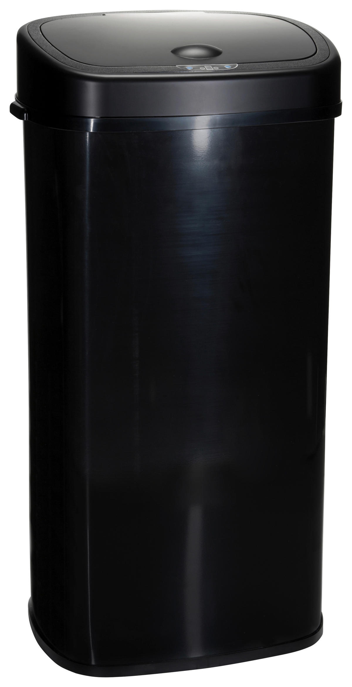 ABFALLSAMMLER 68 L  - Silberfarben/Schwarz, MODERN, Kunststoff/Metall (40/78/29cm) - MID.YOU