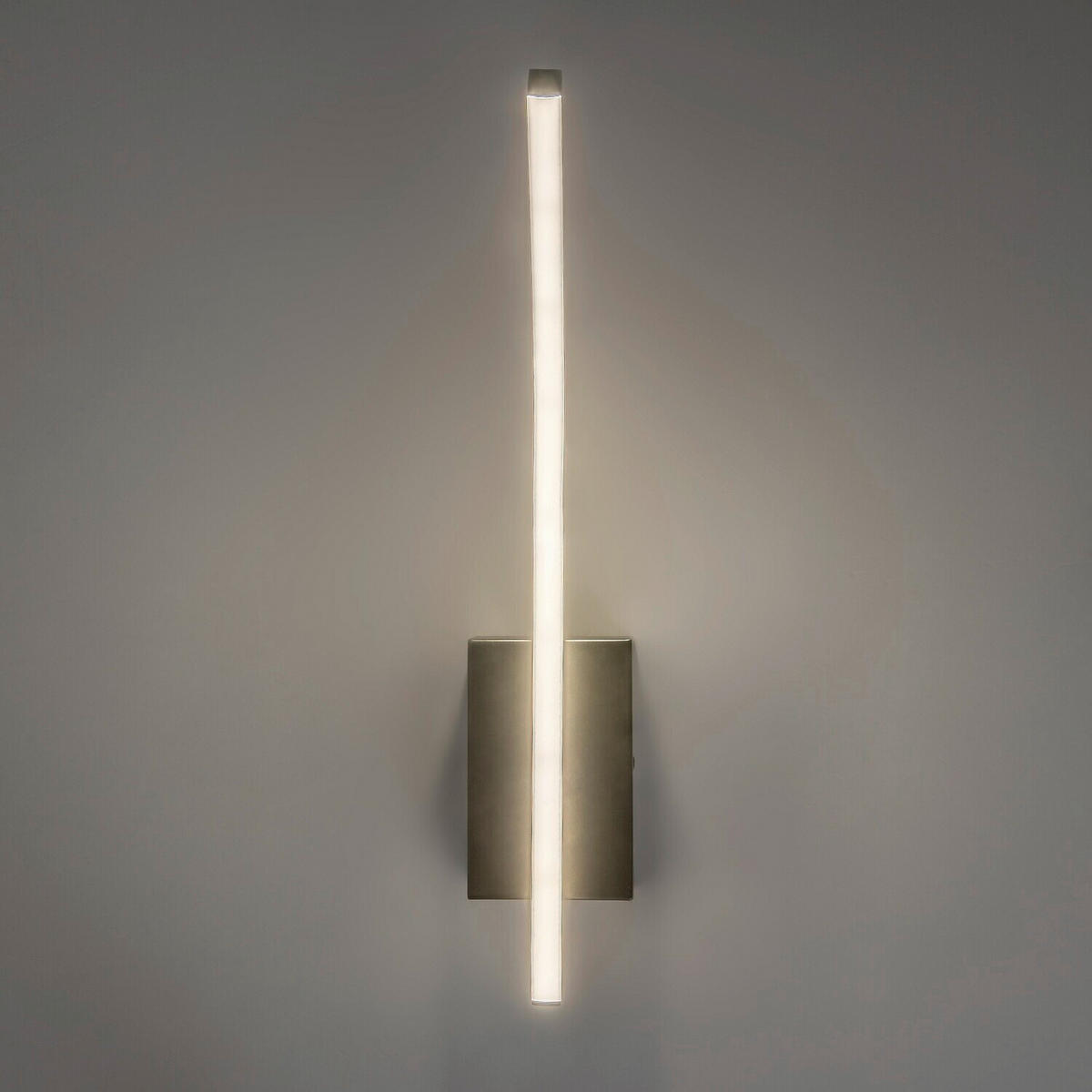 KUPAONSKA ZIDNA SVJETILJKA Tilmann  - siva, Moderno, metal (36/6/7cm)