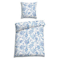 BETTWÄSCHE 2-teilig Seersucker 135/200 cm  - Blau, Basics, Textil (135/200cm) - Florella