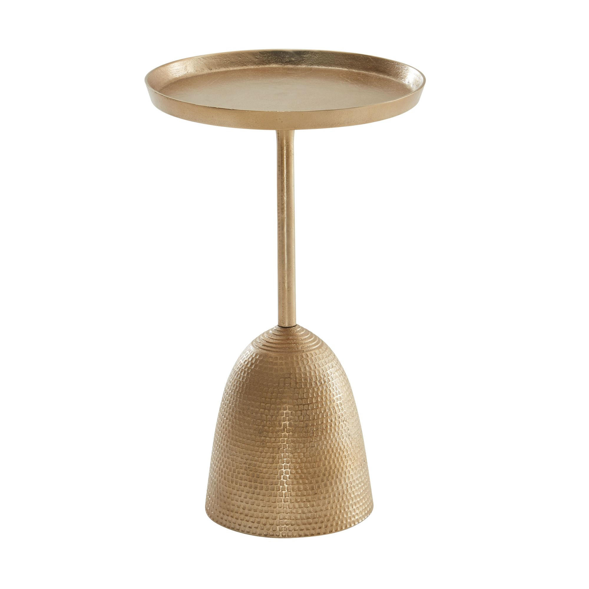 SIDOBORD i metall 33/33/53 cm  - guldfärgad, Design, metall (33/33/53cm) - MID.YOU