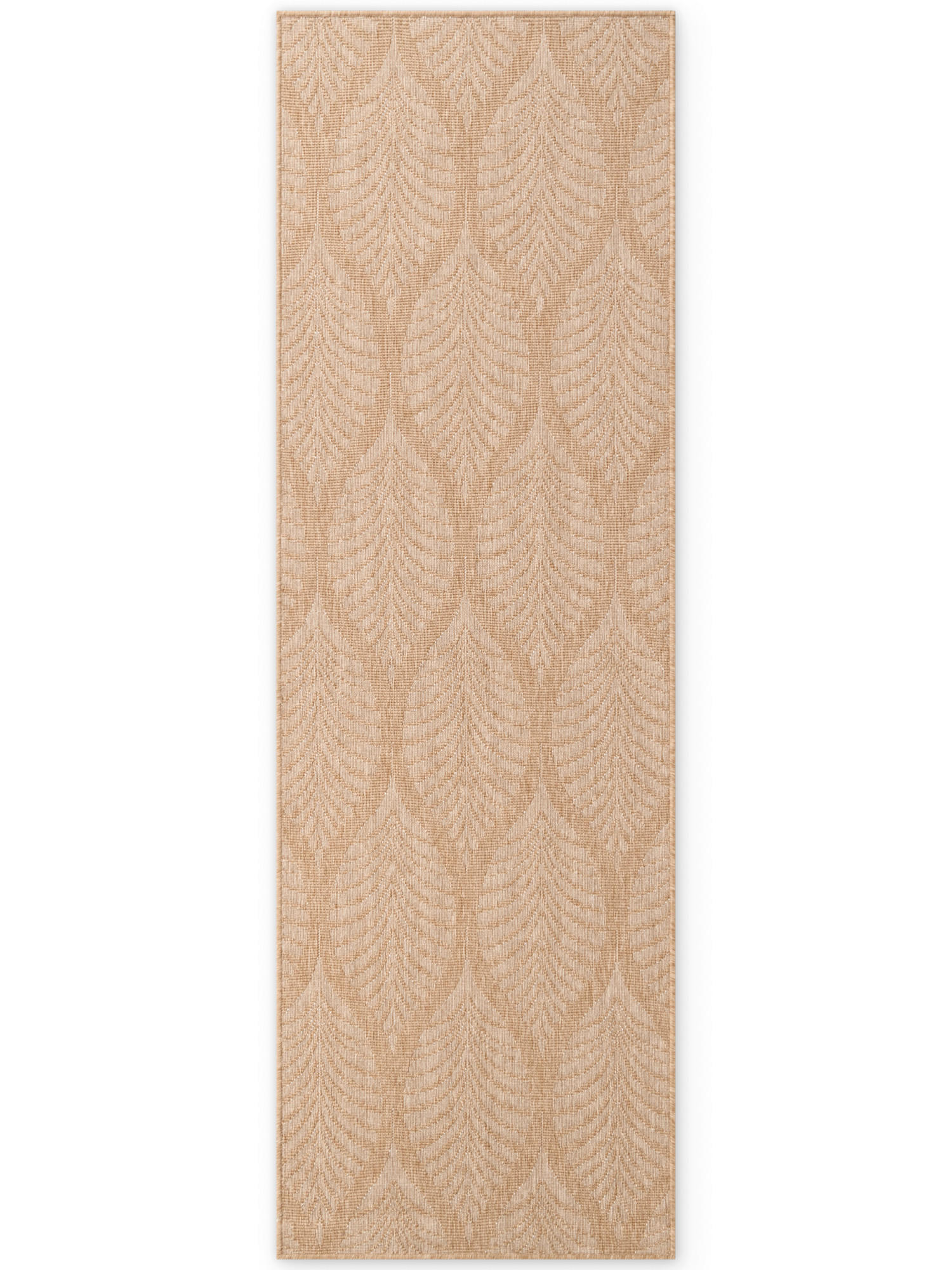 LÄUFER 80/250 cm Duet  - Sandfarben/Weiß, Design, Kunststoff (80/250cm)