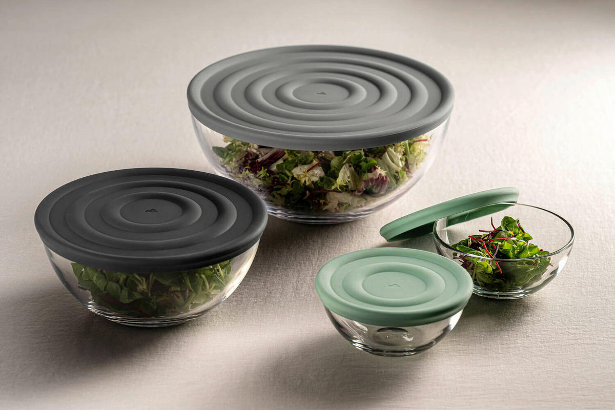 SILIKONSKI POKLOPAC    CUCINA  - boje kadulje, Design, plastika (14,00/1,00/14,00cm) - Leonardo