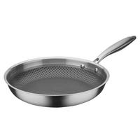 BRATPFANNE INOXXA BLACK Vitaflon® Quarzit Beschichtung 28 cm  - Edelstahlfarben, Basics, Metall (28cm) - GSW