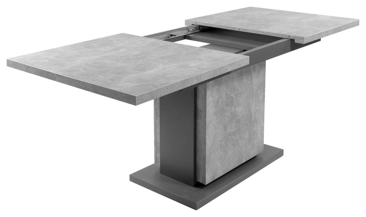 ESSTISCH in Holzwerkstoff 140/80/75 cm  - Anthrazit/Grau, MODERN, Holzwerkstoff (140/80/75cm) - MID.YOU