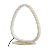 LED-TISCHLEUCHTE Acrux 22,6/14/23 cm  - Sandfarben, Design, Kunststoff/Metall (22,6/14/23cm) - Novel