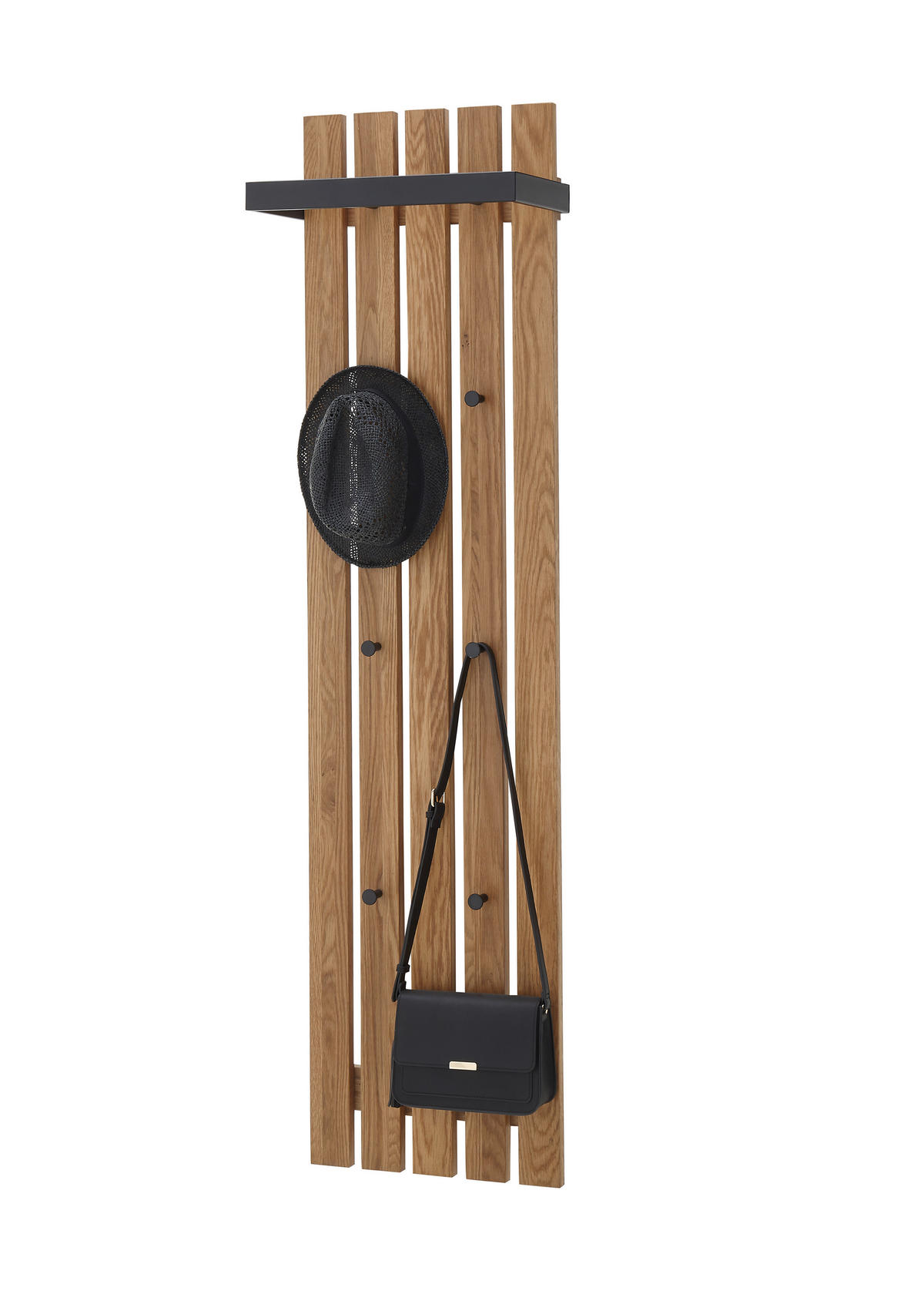 GARDEROBENPANEEL  in 40/150/22 cm  - Naturfarben, Design, Holz/Metall (40/150/22cm) - MID.YOU