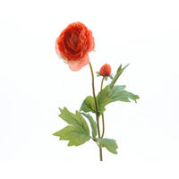 KUNSTBLUME - Orange/Grün, LIFESTYLE, Kunststoff (57cm)