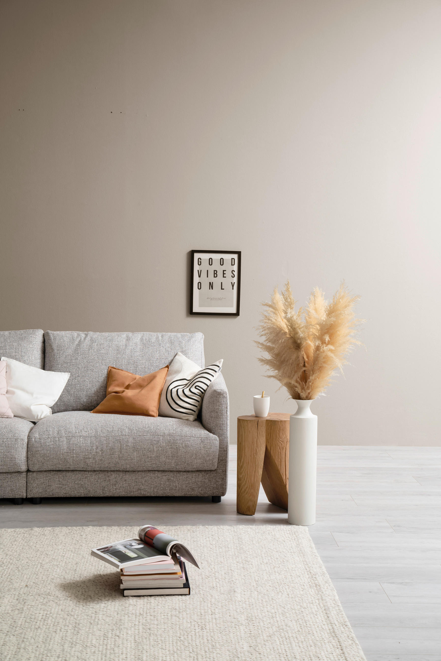 HANDWEBTEPPICH 200/290 cm Enisa  - Creme, Basics, Textil (200/290cm)