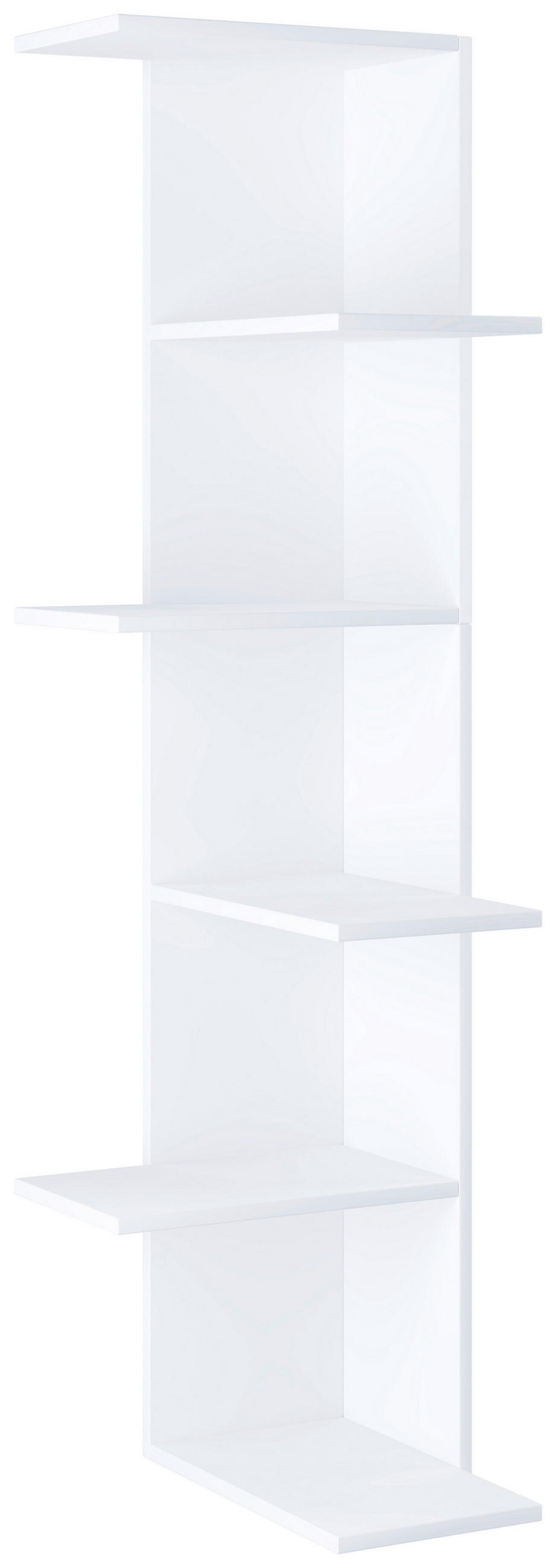 ECKREGAL in 37/140/37 cm Weiss  - Weiss, Lifestyle, Holzwerkstoff (37/140/37cm) - MID.YOU