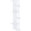 ECKREGAL in 37/140/37 cm Weiss  - Weiss, Lifestyle, Holzwerkstoff (37/140/37cm) - MID.YOU