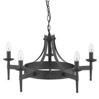 KRONLEUCHTER 67/38 cm   - Schwarz, Trend, Metall (67/38cm)