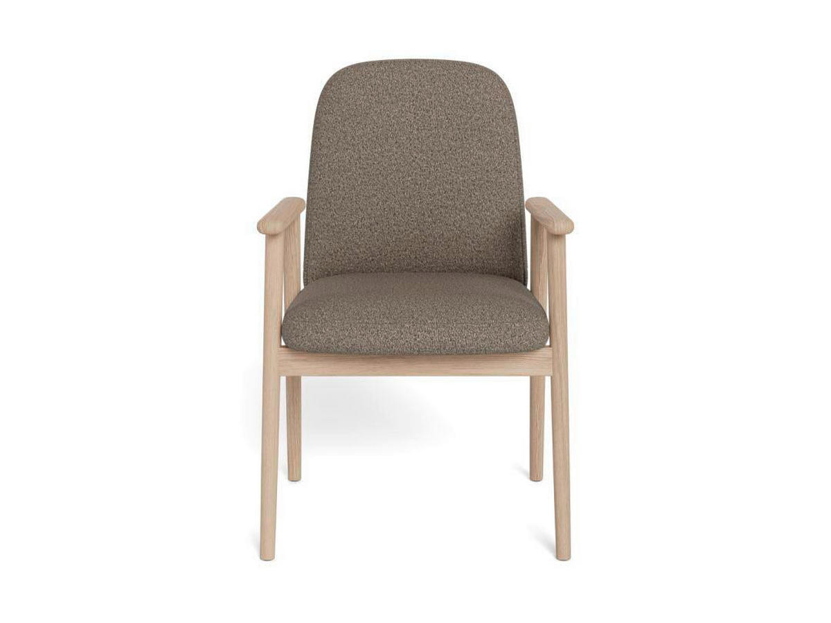 ARMLEHNSTUHL   Bouclé  Taupe  - Taupe, KONVENTIONELL, Holz/Textil (55/88/60cm) - MID.YOU