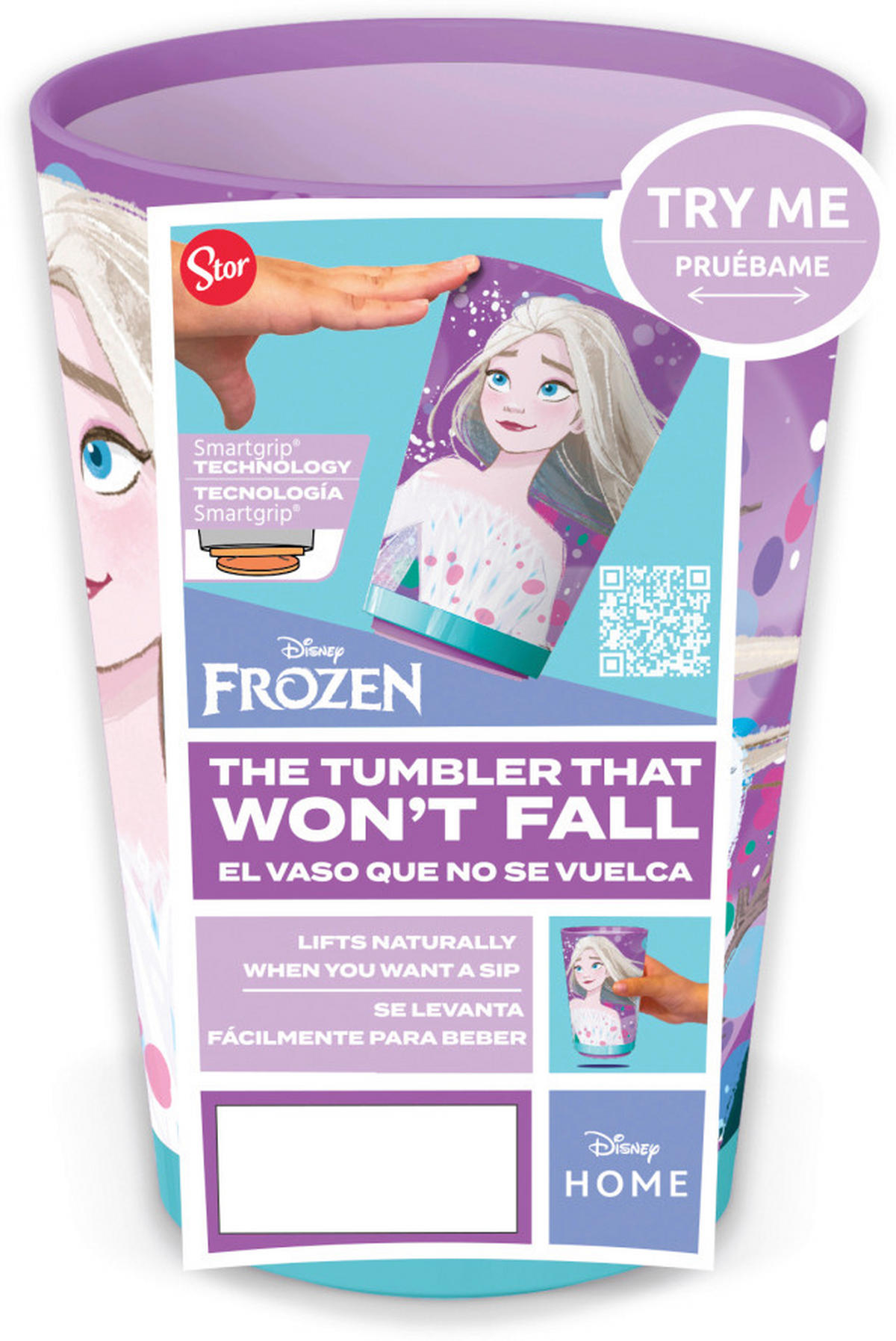 BECHER    - Lila, Basics, Kunststoff (9,3/9,3/12,3cm) - Disney