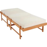 KLAPPBETT 80/190 cm  in  - Buchefarben, Basics, Holz/Textil (80/190cm) - Livetastic