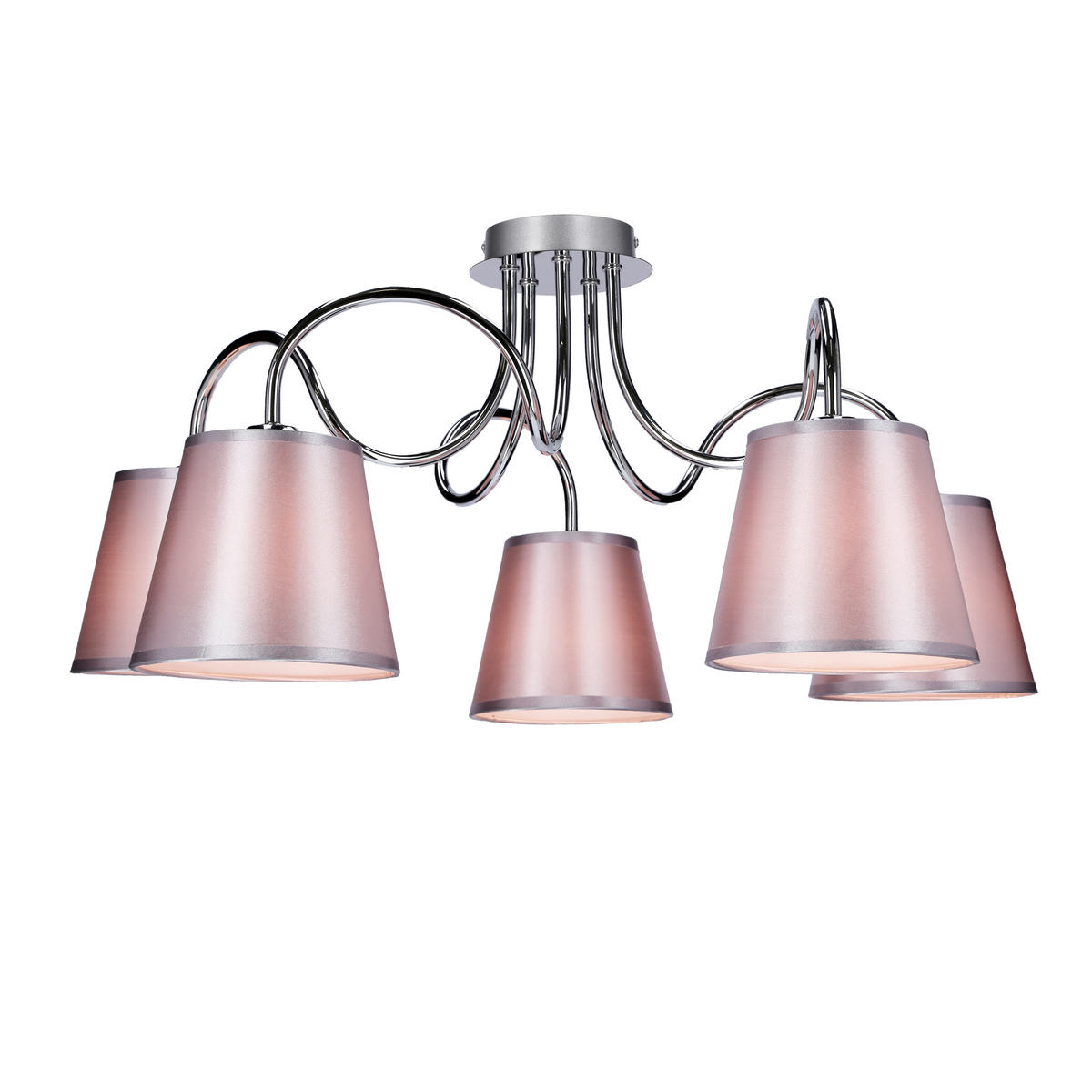 TAKLAMPA Luk 70/70/36 cm  - kromfärg, Klassisk, metall/plast (70/70/36cm)