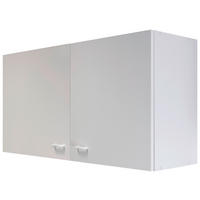 KÜCHENOBERSCHRANK 100/54,8/32 cm  in Weiß  - Weiß, KONVENTIONELL, Holzwerkstoff/Kunststoff (100/54,8/32cm) - FlexWell