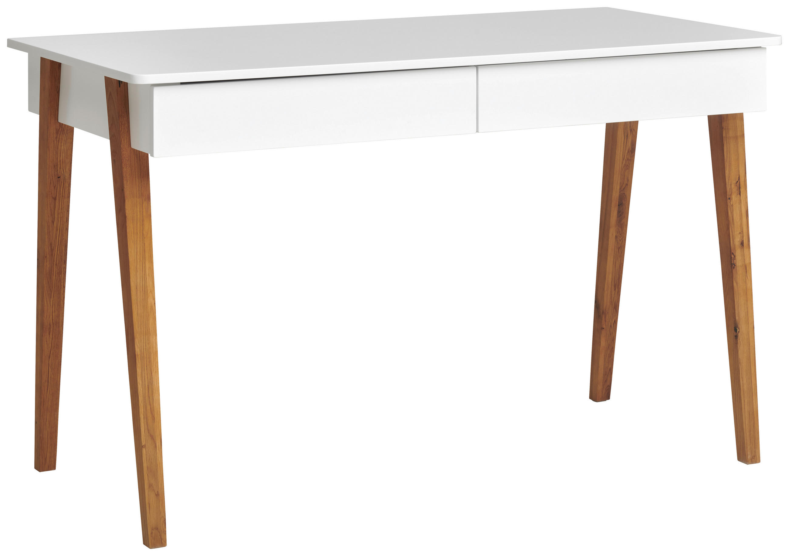 SCHREIBTISCH 120/60/76 cm  in Weiß, Eichefarben  - Eichefarben/Weiß, MODERN, Holz/Holzwerkstoff (120/60/76cm) - MID.YOU