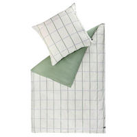 WENDEBETTWÄSCHE SW-Perform grün Renforcé 140/200 cm  - Beige/Creme, Basics, Textil (140/200cm) - Schöner Wohnen