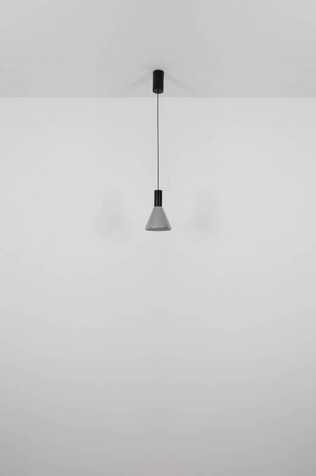 LED-HÄNGELEUCHTE 17/150 cm    - Schwarz, Design, Glas/Metall (17/150cm) - Globo