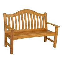 GARTENBANK 67/91/131 cm  in Braun, Eukalyptusholzfarben  - Eukalyptusholzfarben/Braun, MODERN, Holz (67/91/131cm) - Gardenson
